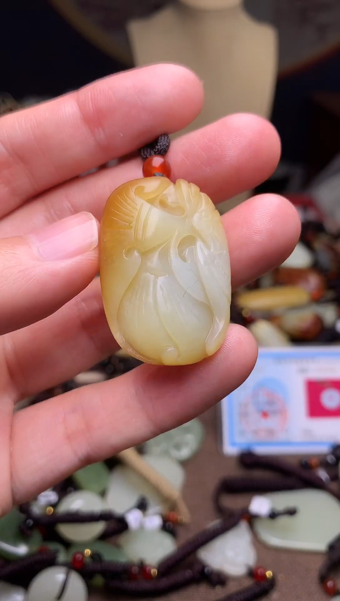 颈饰未镶嵌和田玉新疆料青海料清水和田玉吊坠