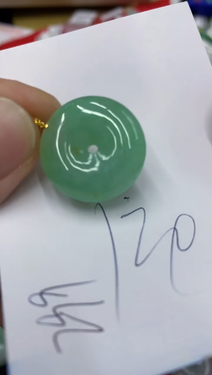 【闪购商品】翡翠颈饰18K金镶嵌号链接11111111