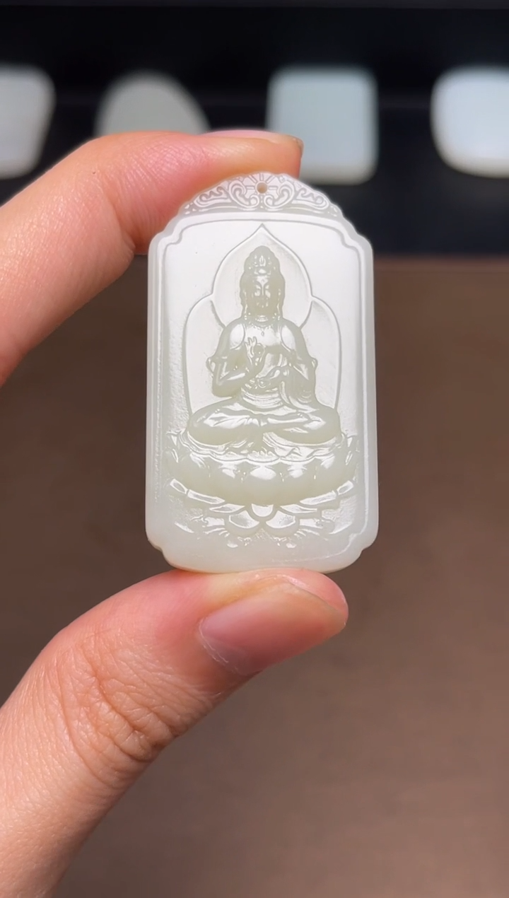 和田玉未镶嵌颈饰14