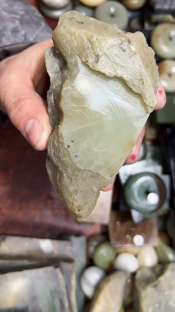 未镶嵌和田玉珠宝半成品1
