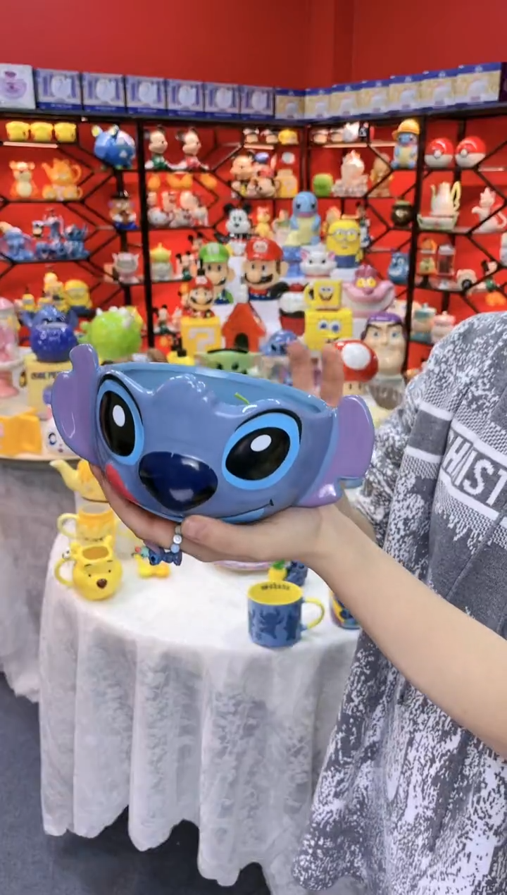 【闪购商品】1@@史迪奇水果沙拉碗