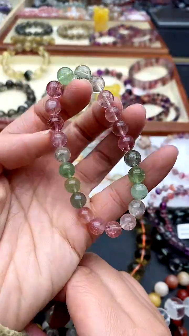 【闪购商品】碧玺手链未镶嵌碧玺 马卡龙色系
