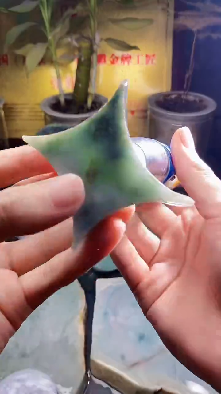 未镶嵌挂件翡翠小雨34