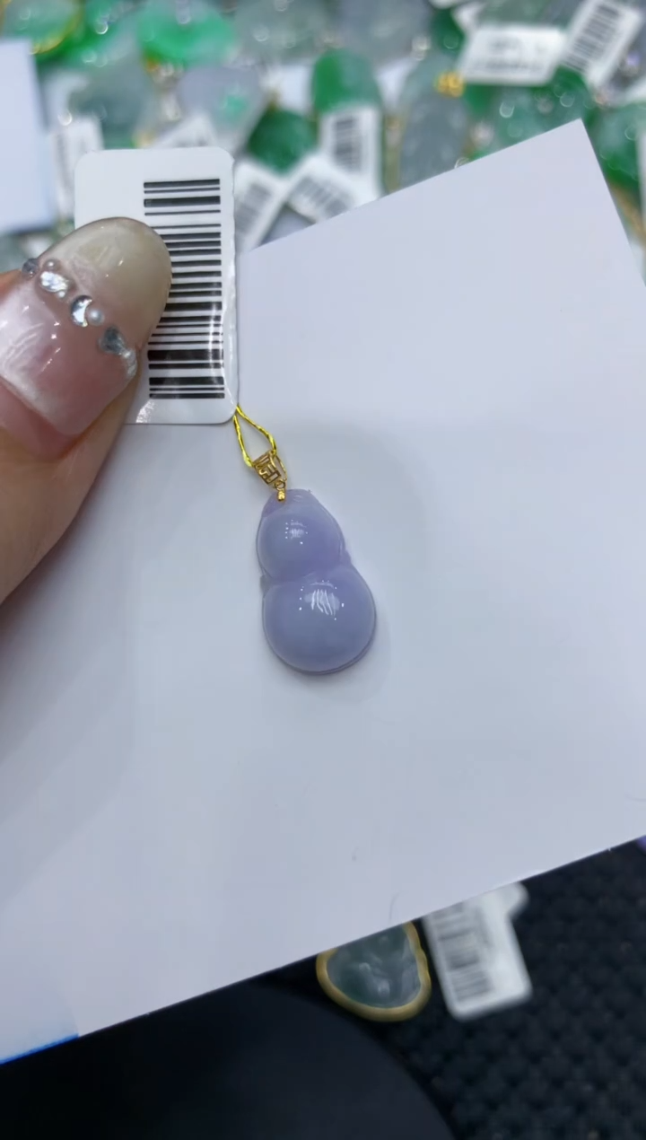 【闪购商品】翡翠颈饰18K金镶嵌222222222