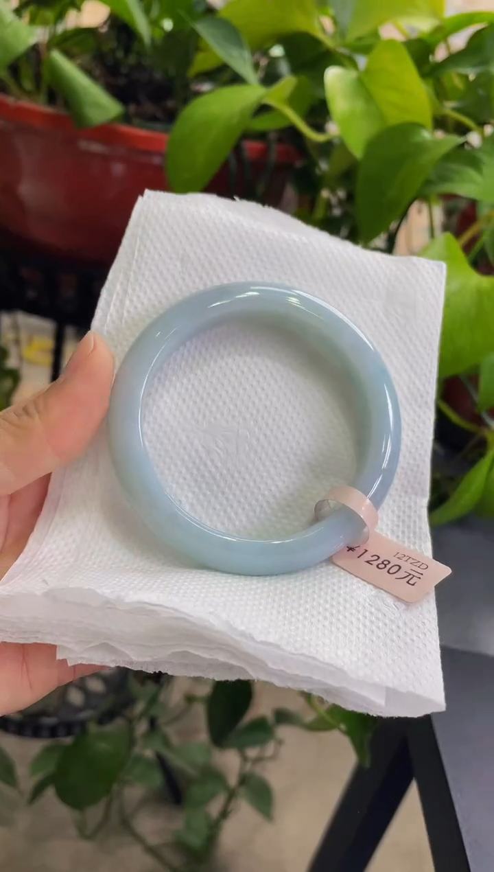 【闪购商品】翡翠手镯未镶嵌041手镯55.7