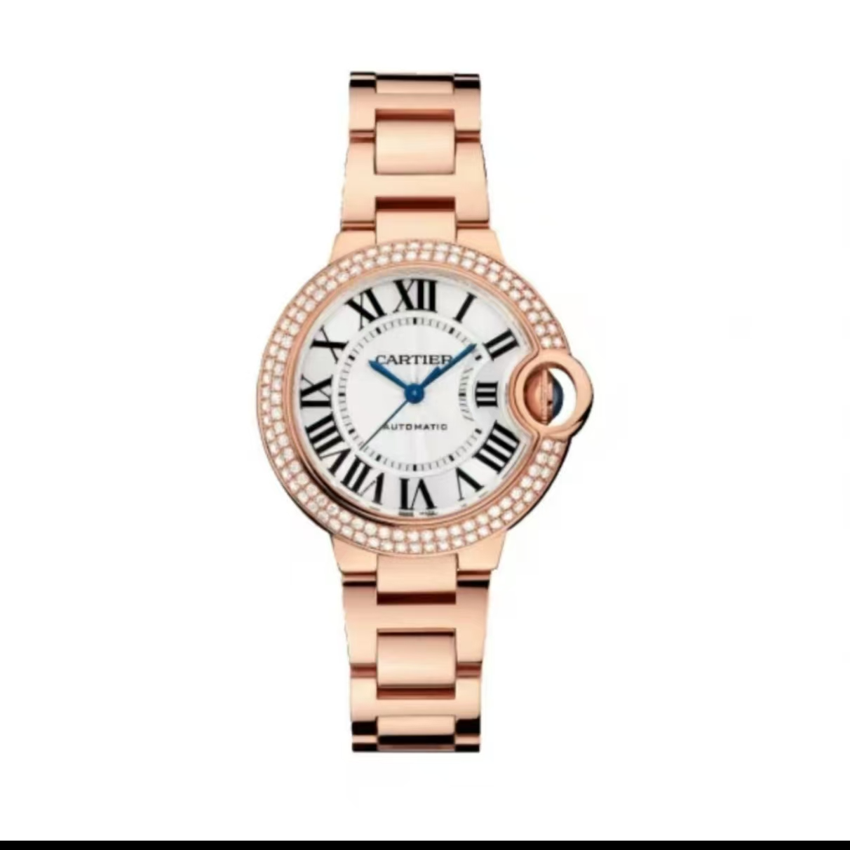 99新 Cartier/卡地亚 WE902064/33表径/玫瑰金/原钻蓝气球/139800