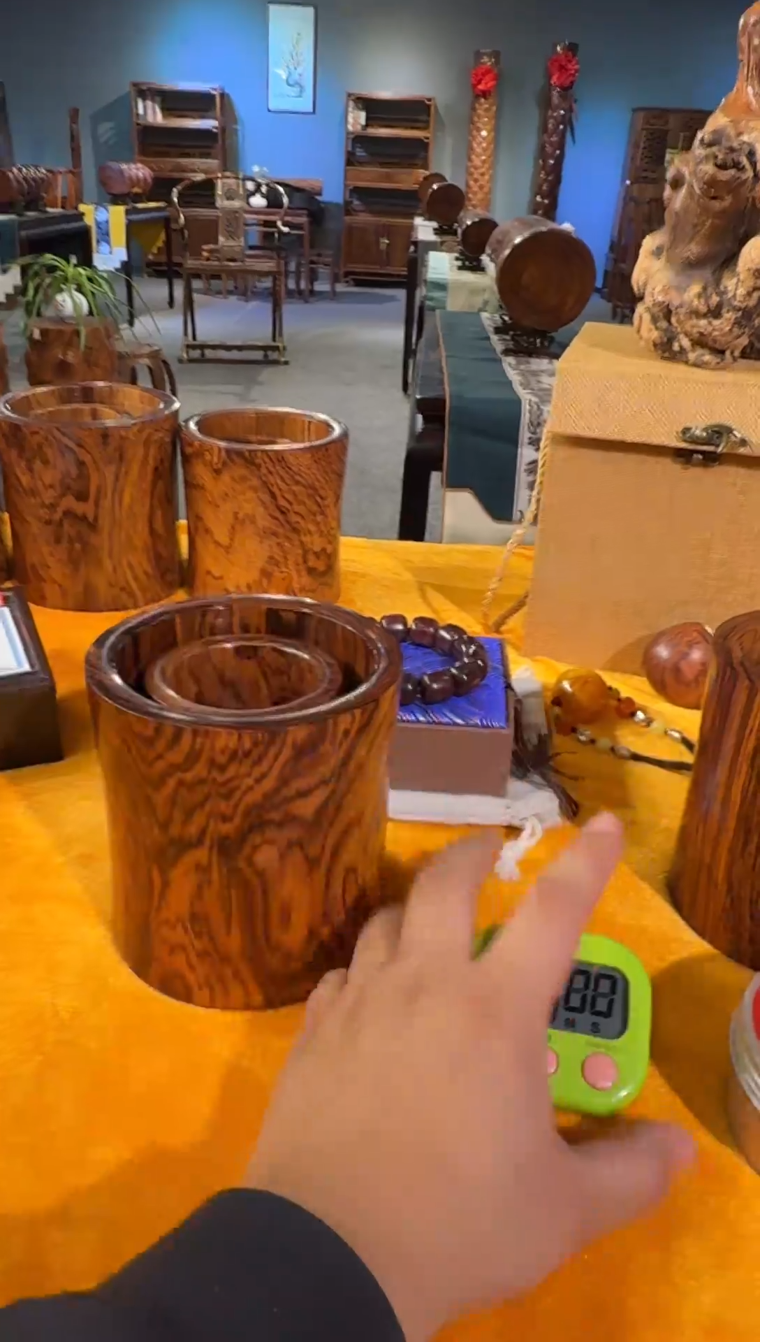 【闪购商品】木笔筒 木木木木木 子母桶