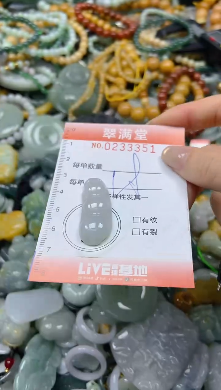 未镶嵌挂件翡翠闪购0233351