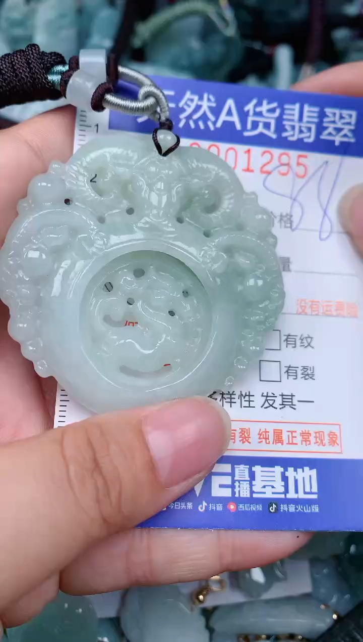 翡翠未镶嵌颈饰...0001295