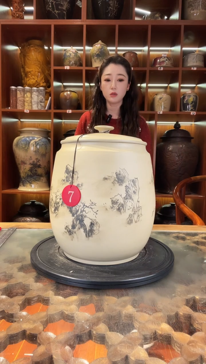 【闪购商品】缸云南建水紫陶白泥缸@7