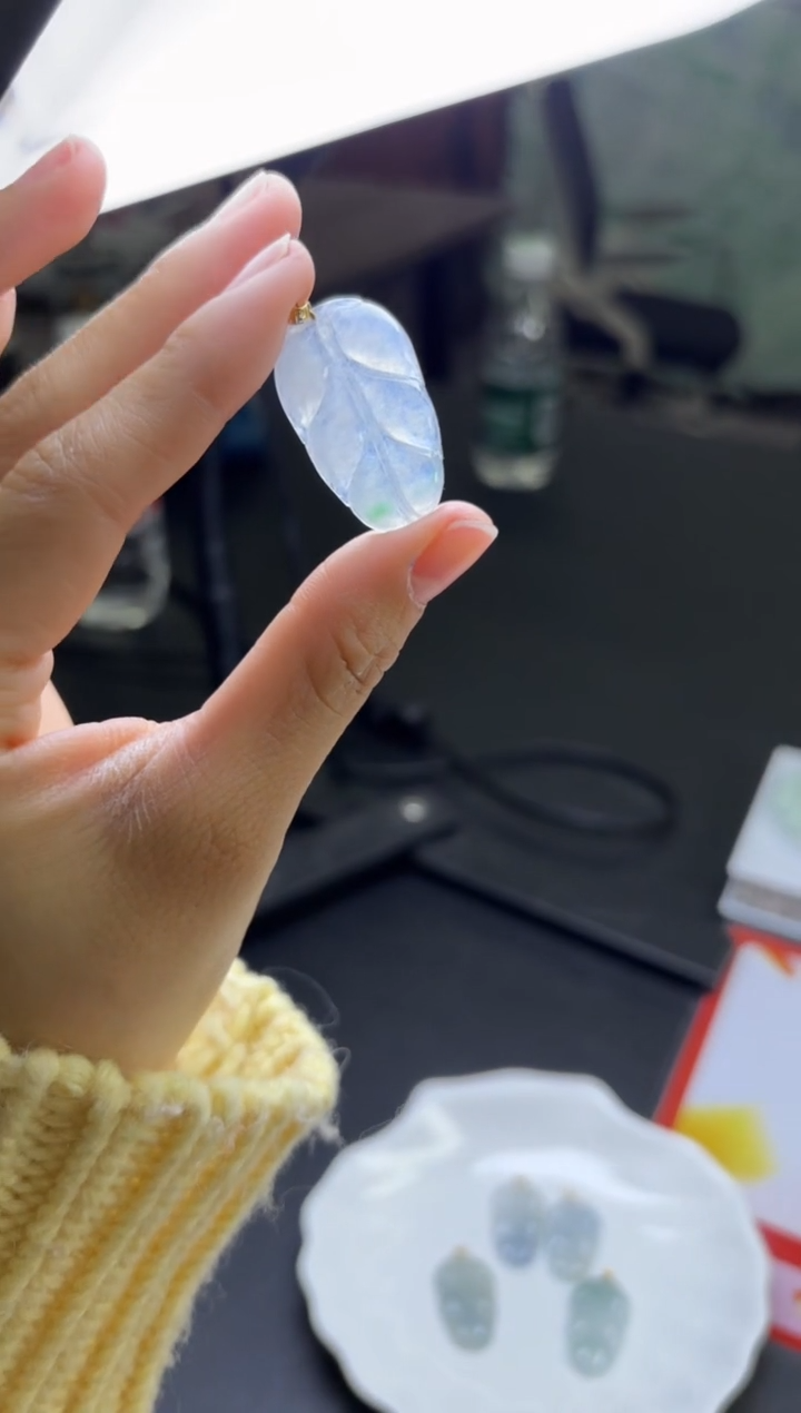 【闪购商品】翡翠挂件18K金镶嵌发一件GD061103D149