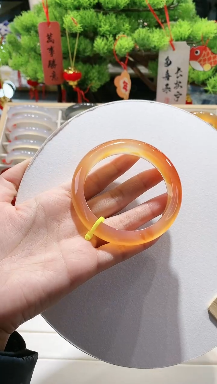 【闪购商品】玛瑙/玉髓手镯未镶嵌23-61.6