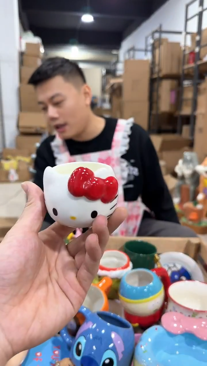 瓷片红色kt猫香薰