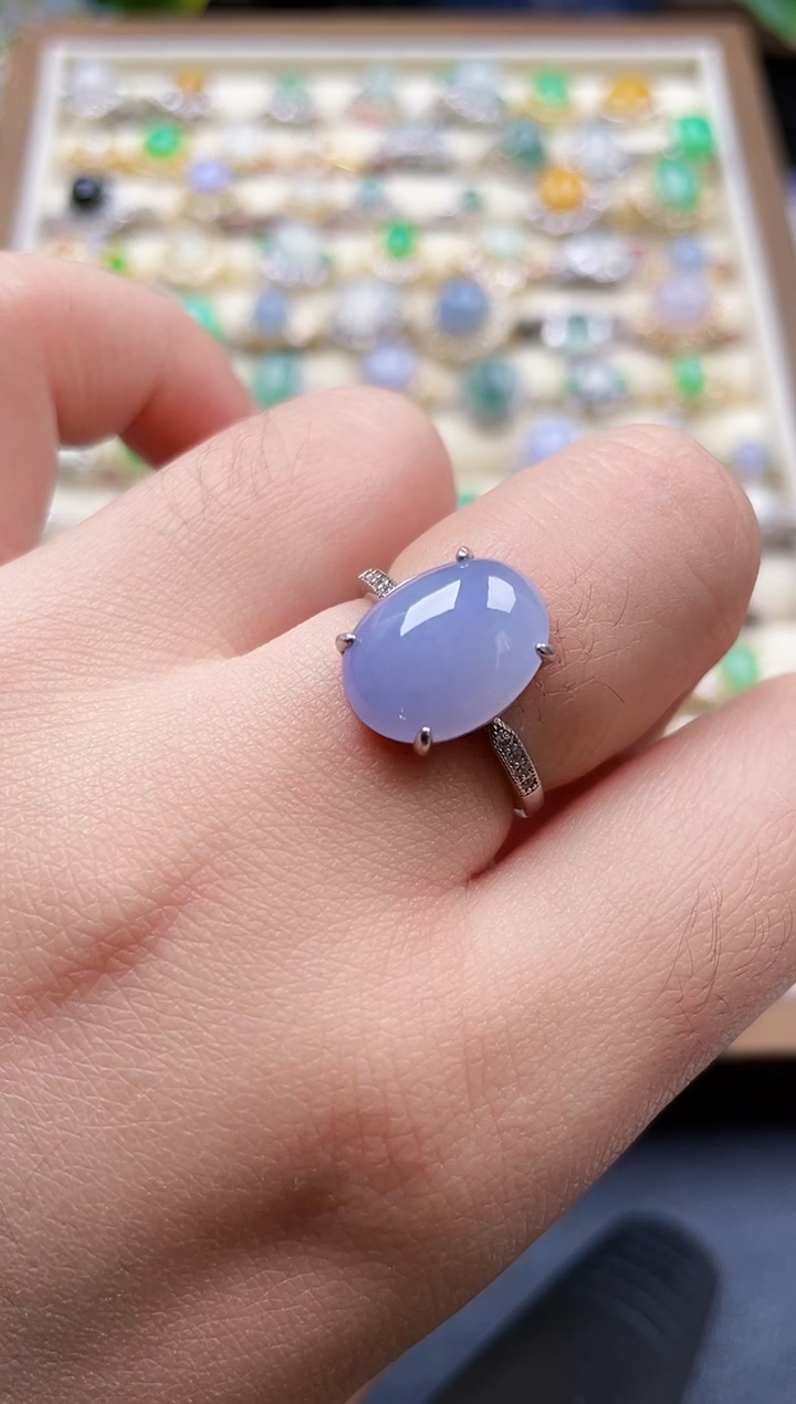 颈饰银S925镶嵌翡翠1