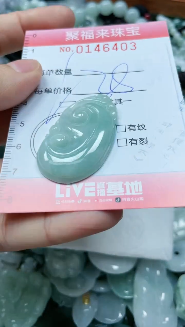 【闪购商品】翡翠未镶嵌颈饰闪购0146403多样性发其一