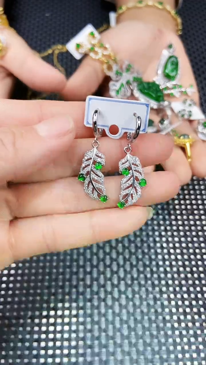 【闪购商品】翡翠耳饰未镶嵌111111111