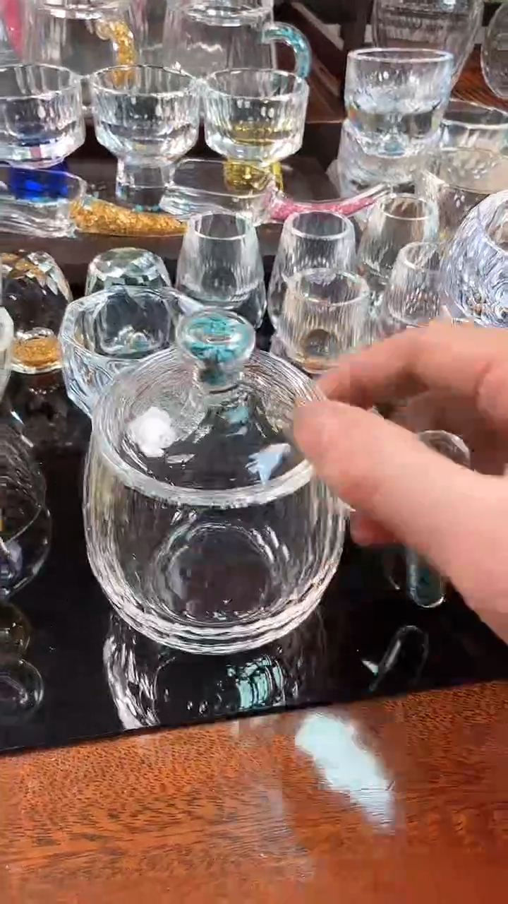 【闪购商品】玺宴新款水晶办公杯绿松石