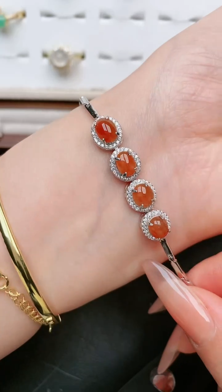 【闪购商品】翡翠戒指银S925镶嵌....