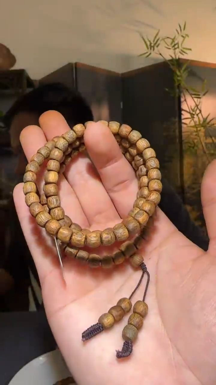 【闪购商品】沉香手串多圈白奇鼓珠0.6/12g