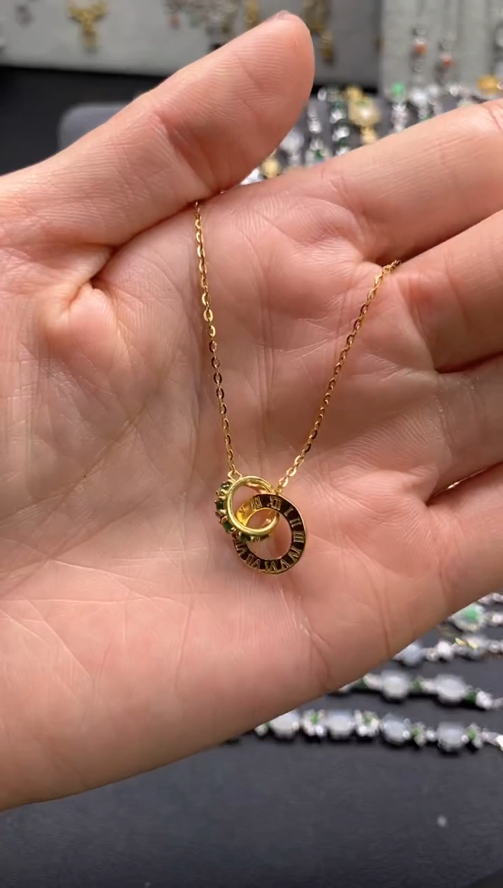 【闪购商品】翡翠戒指银S925镶嵌11111--1