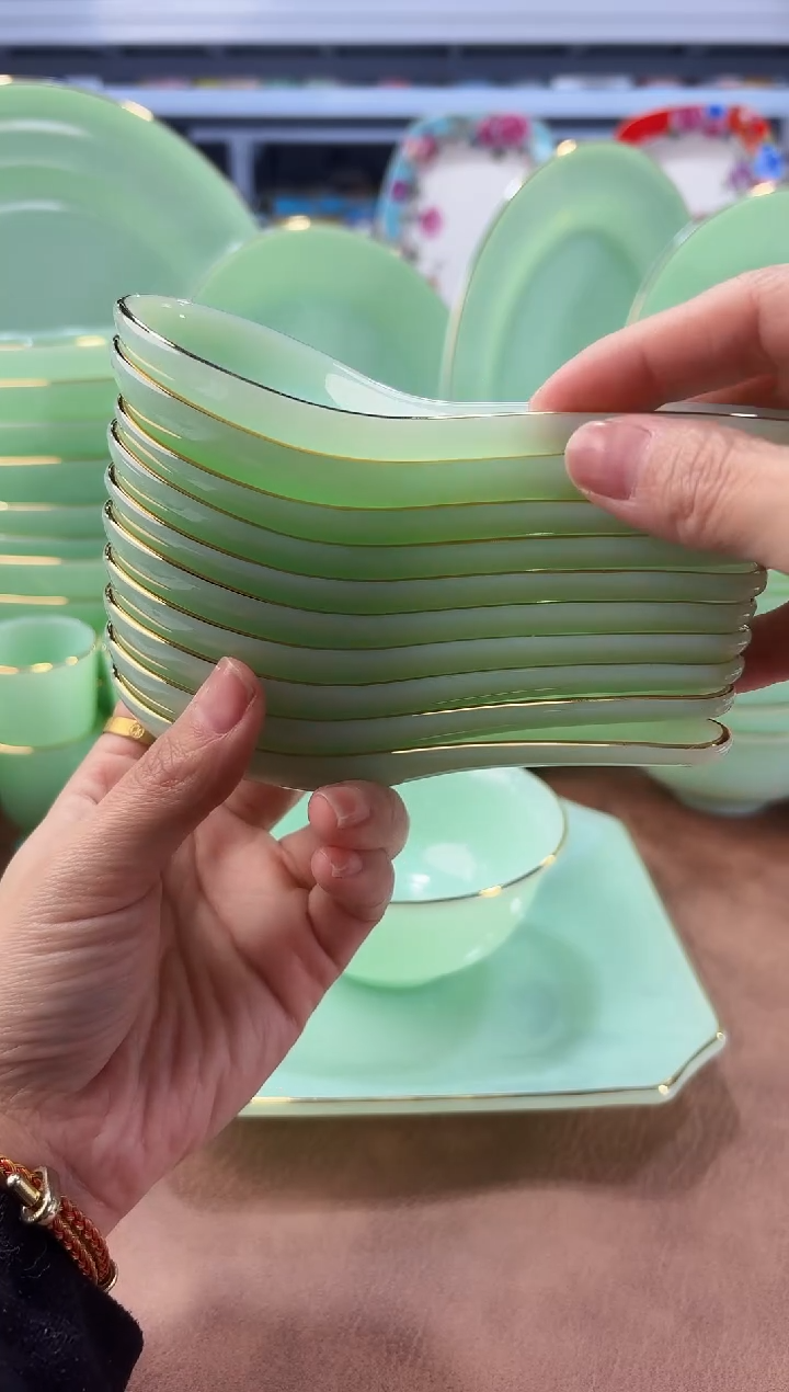 玉瓷 勺子10个景德镇餐具 