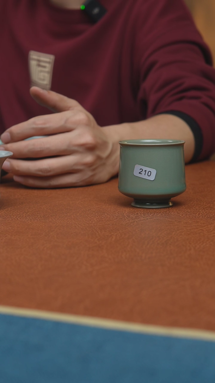 【闪购商品】杯汝州原产地原矿釉青绿釉杯子