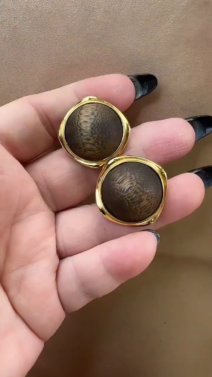 沉香吊坠耳环耳环