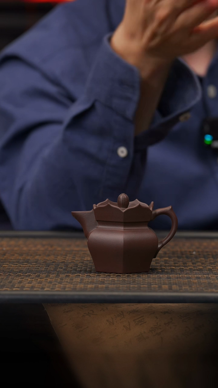 【闪购商品】紫砂茶壶60空山造器YJJ 矮僧帽/紫泥