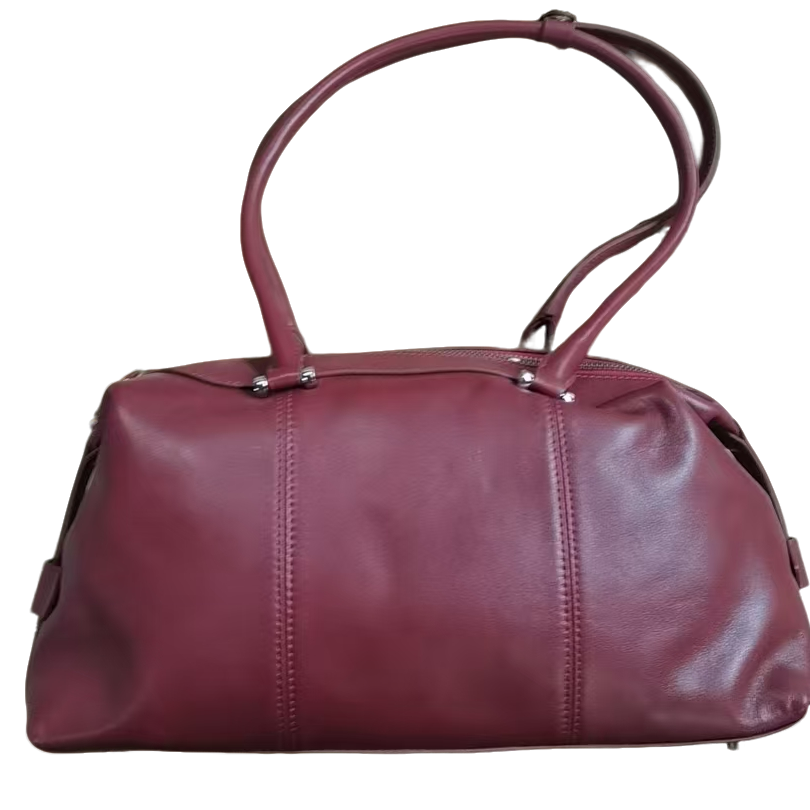 【点点福利】1013 酒红色【清货有瑕】时尚轻奢百搭气质女包