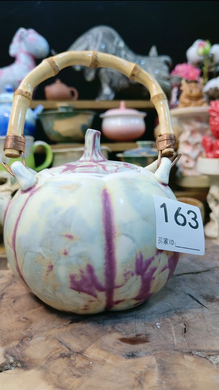 高温颜色釉窑变系列 壶