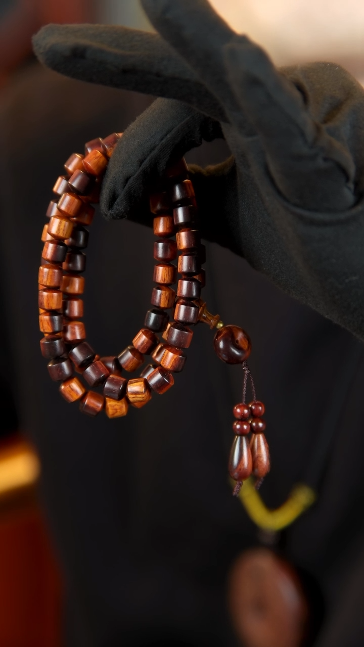 【闪购商品】降真香手串/手链海南红降土埋玉化料8*72长串