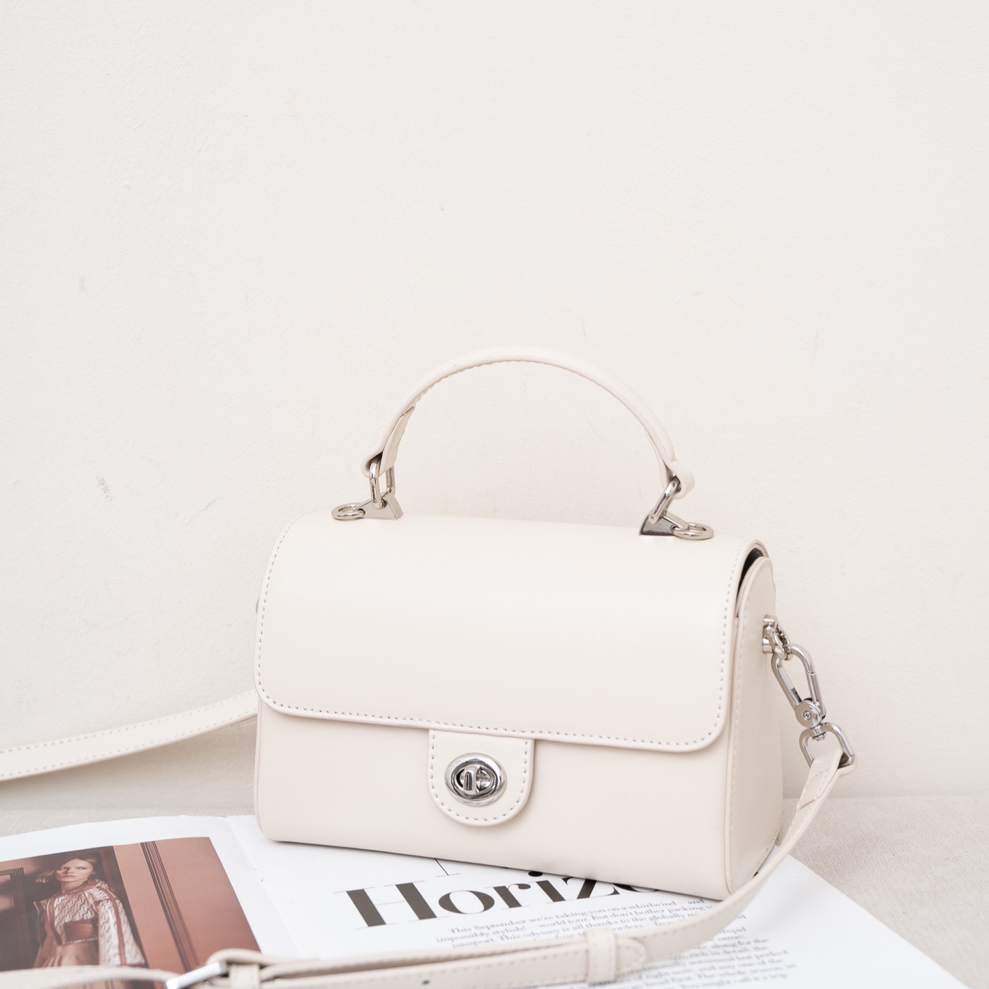 佑一【RAIN.CUN】J-6161-奶白轻奢时尚百搭气质女包