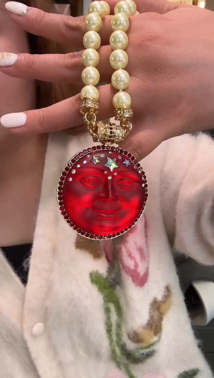 铜合金无红摩恩项链