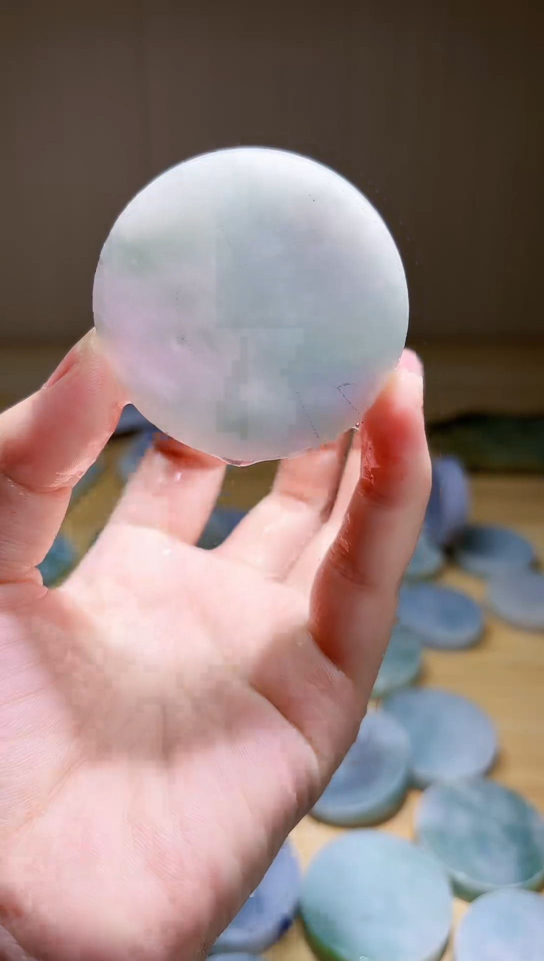 翡翠未镶嵌颈饰翡翠A货 姜谭020