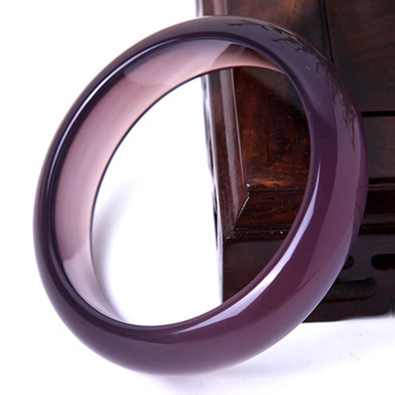 1302号-精品天然透帝王紫手镯