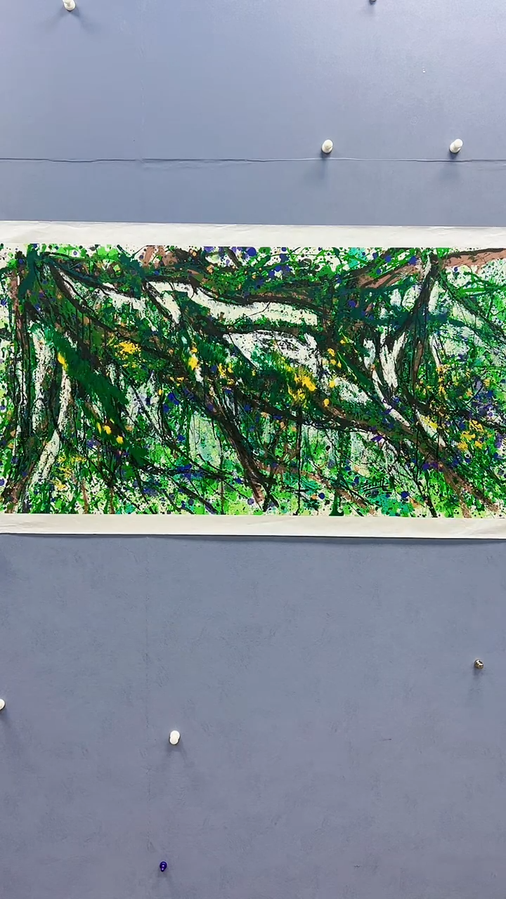 【闪购商品】绘画赵燮绘画8平尺金袍藤萝