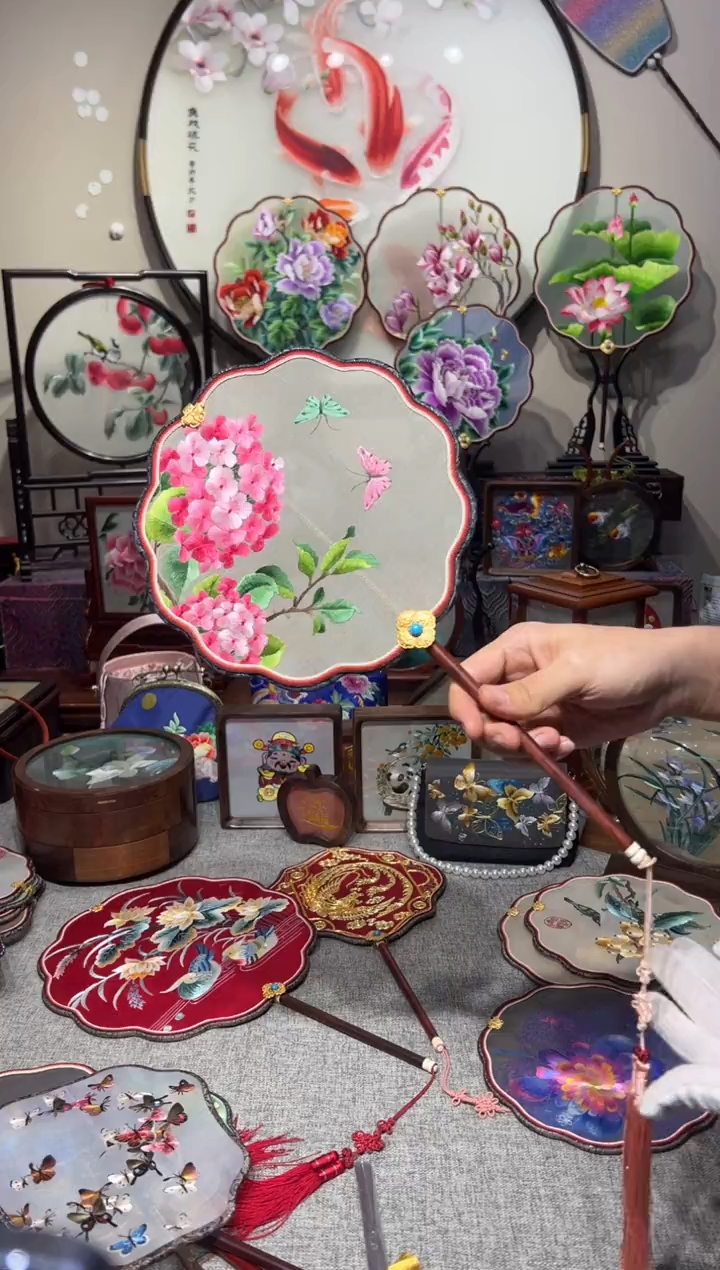 织绣纯手工苏绣双面绣