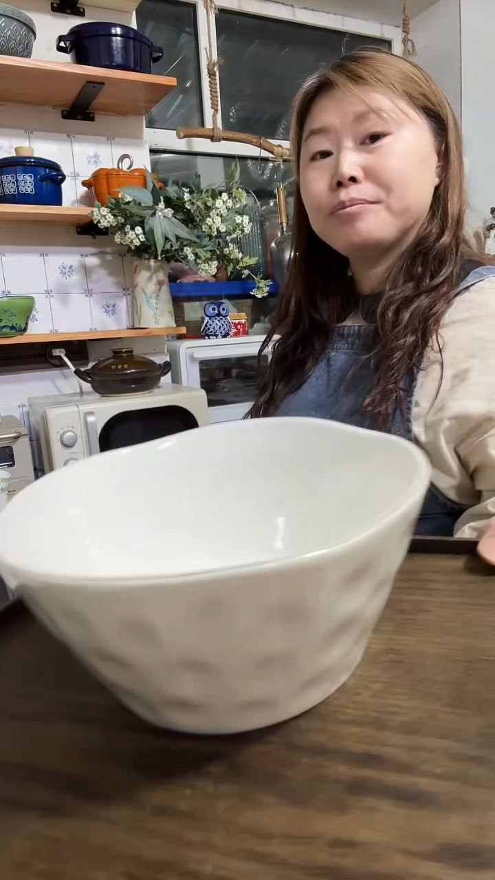 摩登布纹灰色8寸汤碗描金款微暇