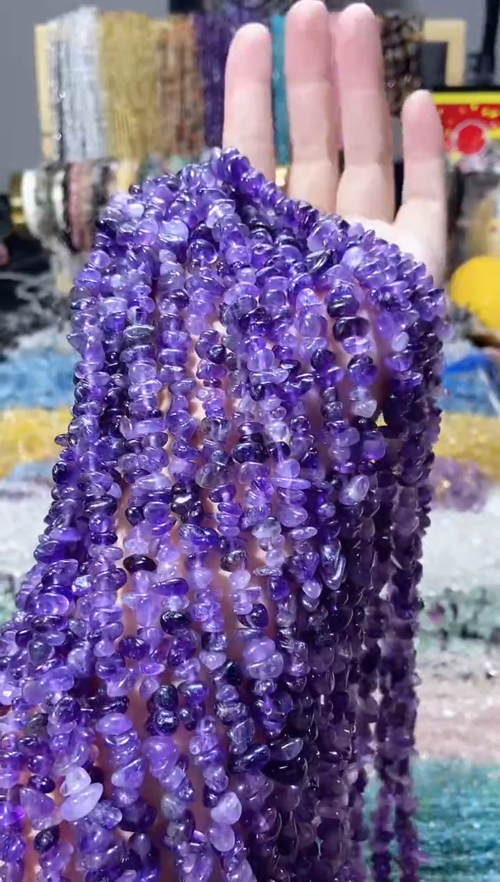 未镶嵌珠宝半成品水晶紫水晶