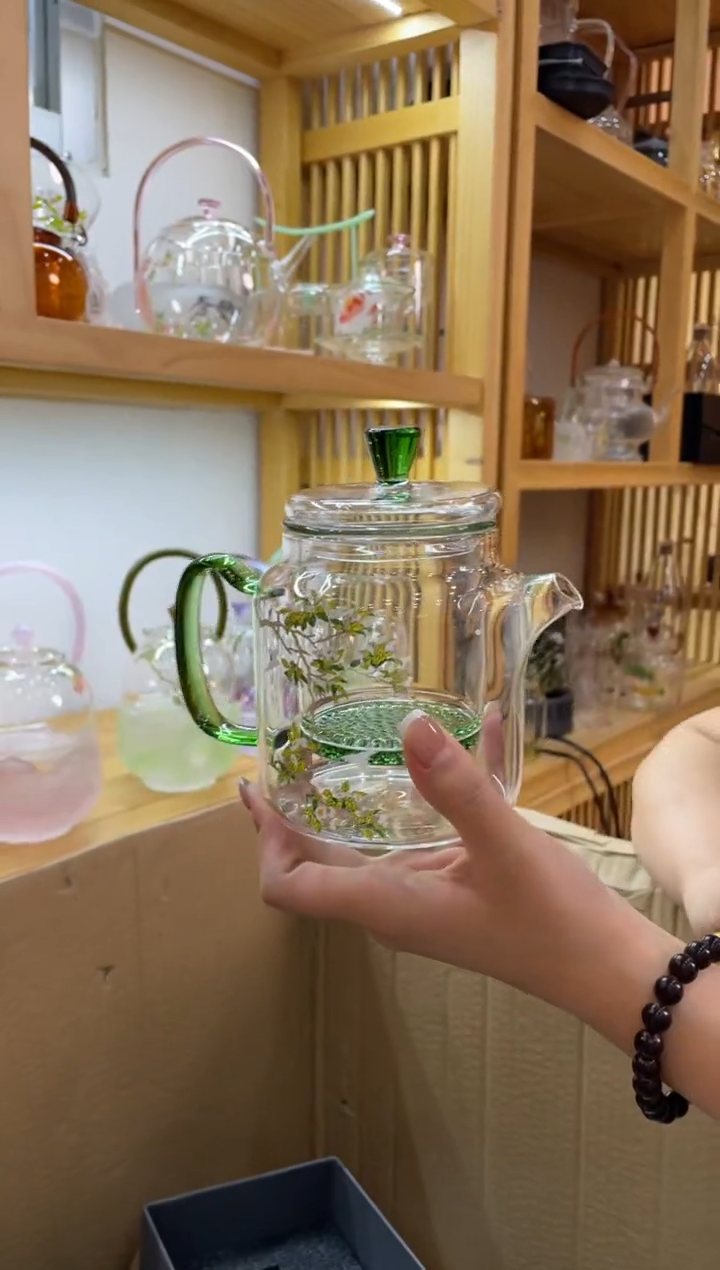 遇器梨花白燕神奇壶绿把