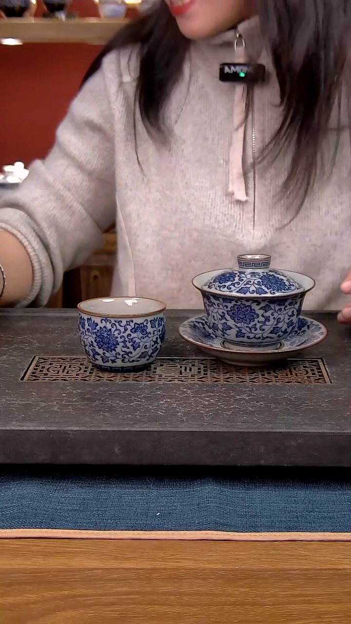 简装家用款2件套 老陶泥开片纹陶瓷茶具