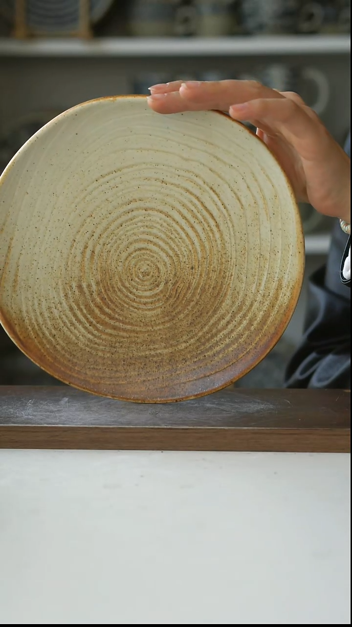 陶DXC年轮早餐盘21cm@4-2@