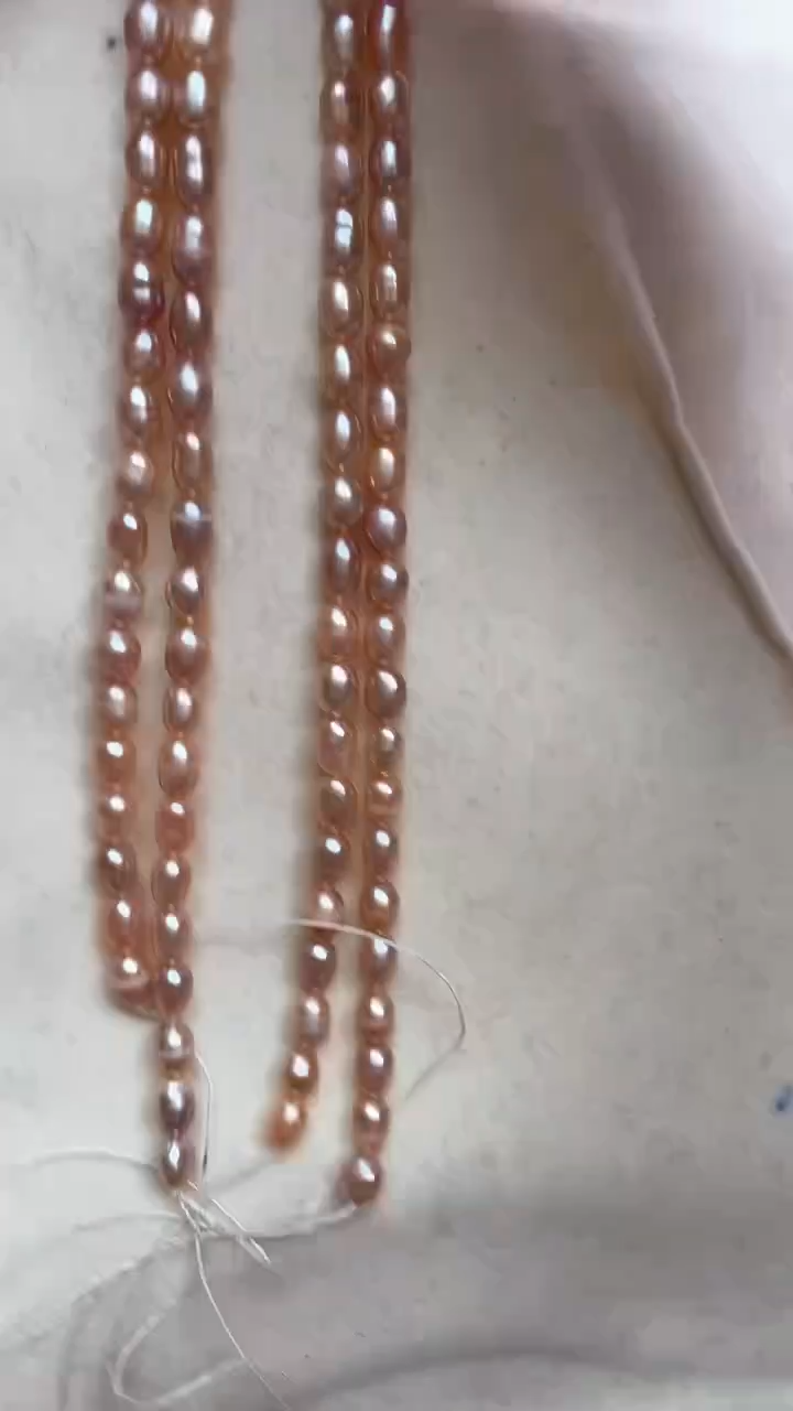【闪购商品】淡水珍珠颈饰未镶嵌半成品带点螺纹