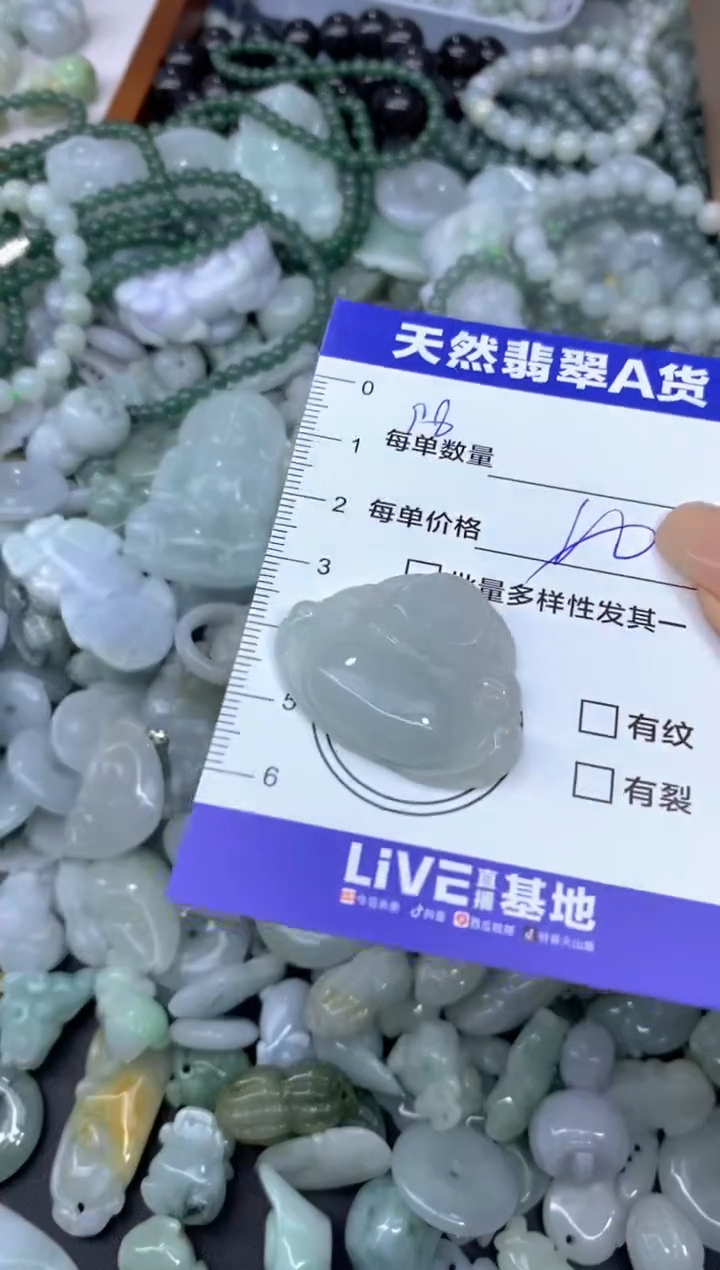 颈饰未镶嵌翡翠天然翡翠A货批量多样性发一件