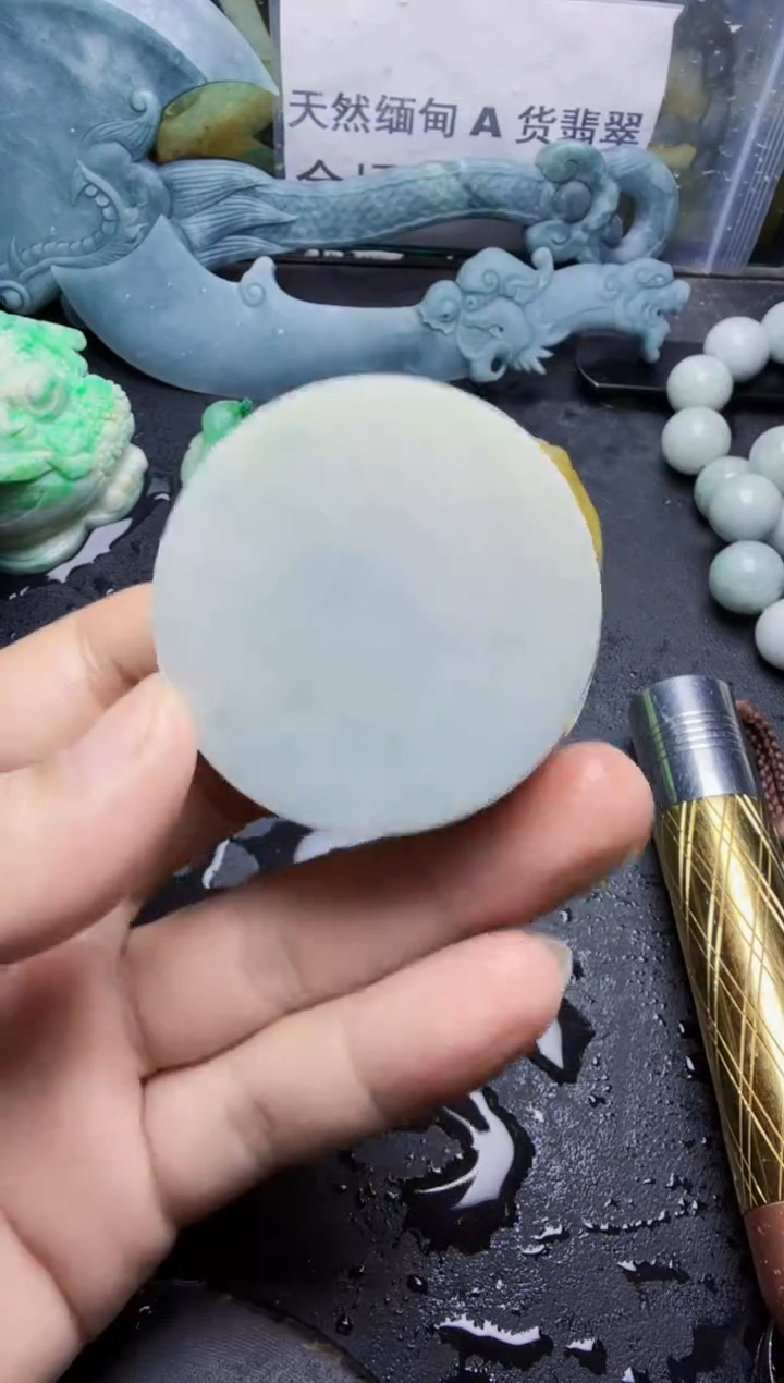 未镶嵌挂件翡翠天然翡翠015