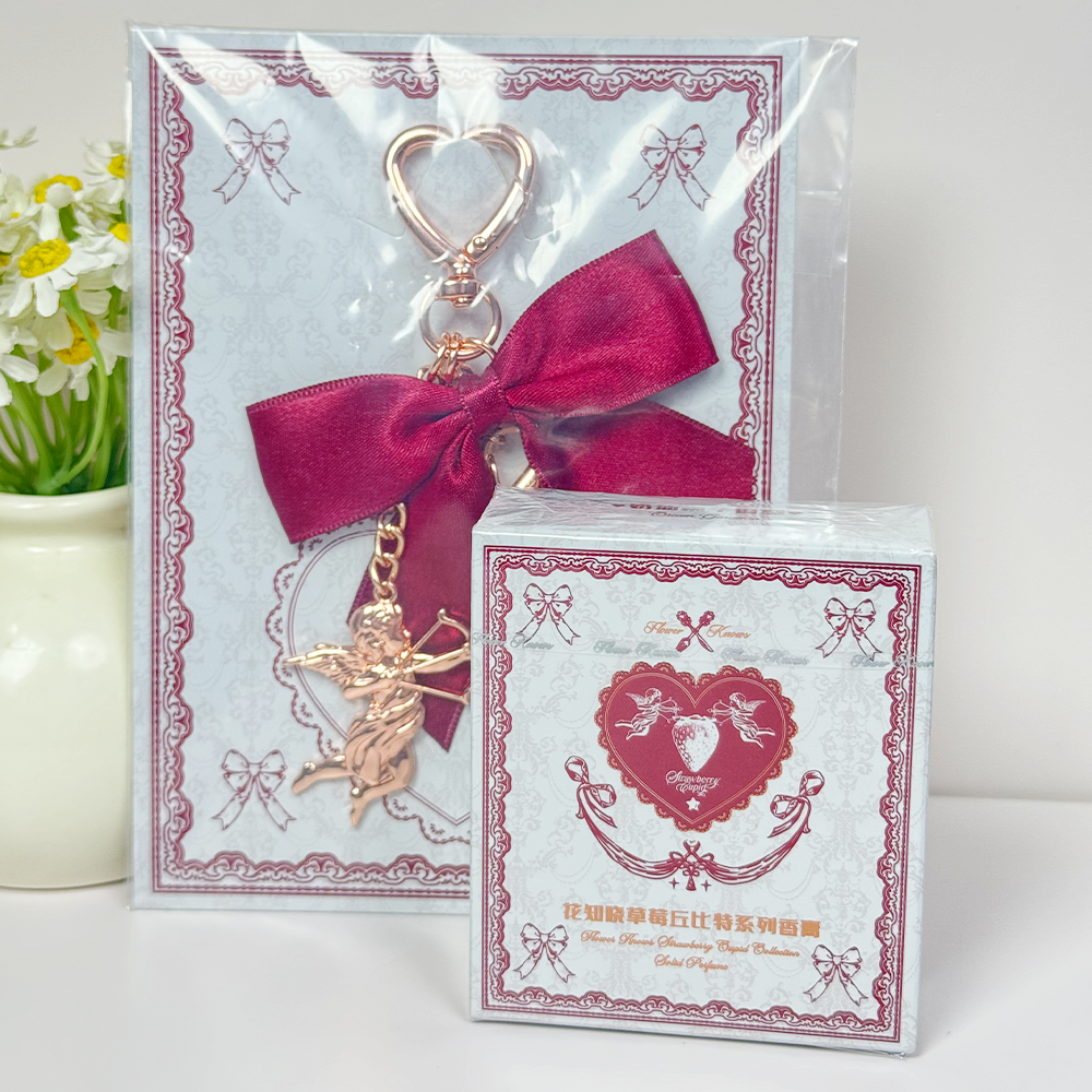 花知晓草莓丘比特香膏荔枝捧花香型奶油草莓香型正装3g花果香淡香