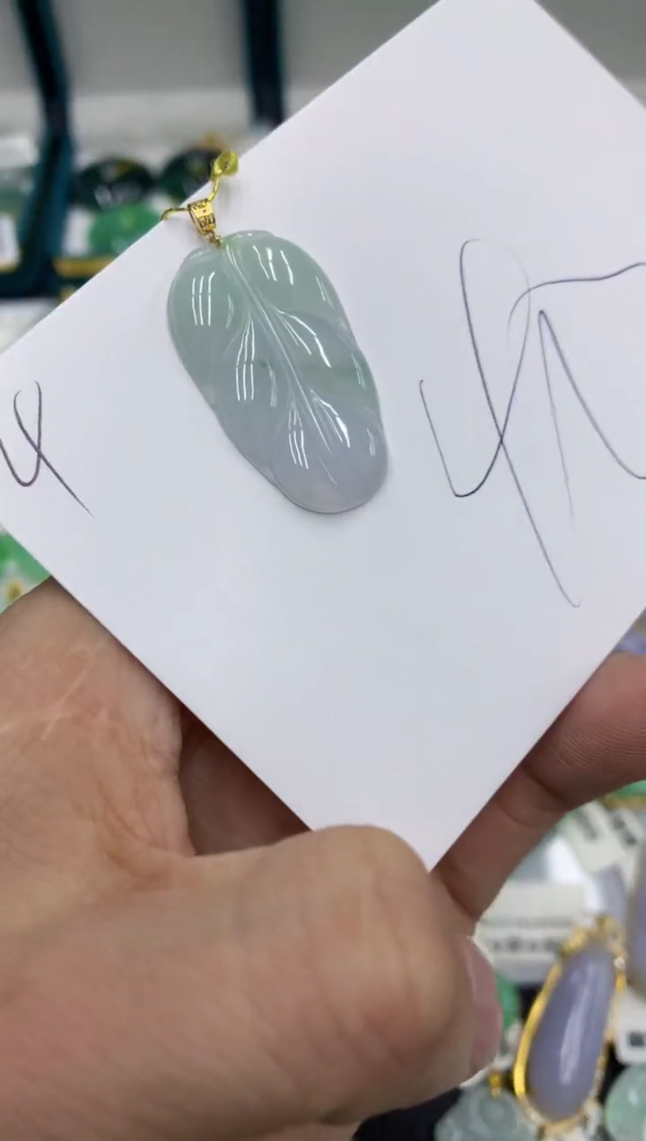 【闪购商品】翡翠颈饰18K金镶嵌号链接11111