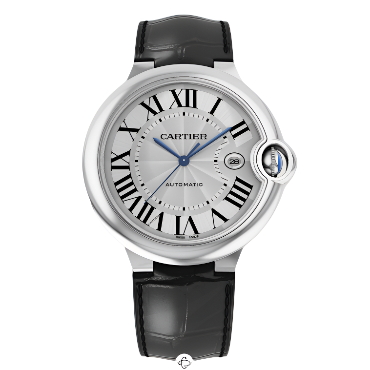 99新 Cartier/卡地亚 蓝气球42mm/W69016Z4/wsbb0026机械皮带男表