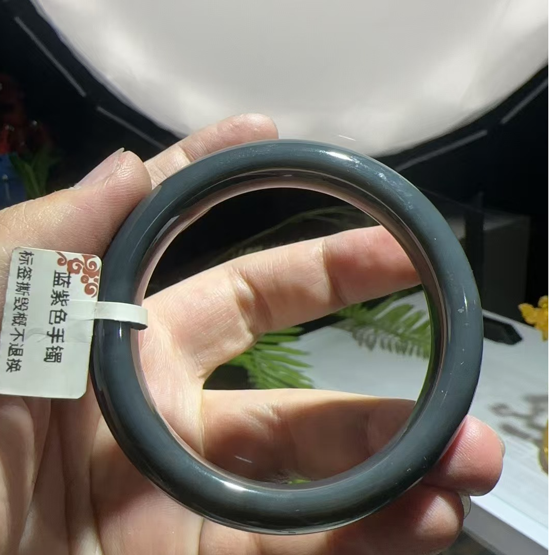 高品帝王蓝紫料手镯D0120666——多样性发其一