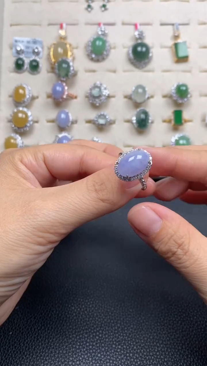 【闪购商品】翡翠戒指银S925镶嵌11111